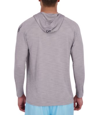 Spyder Mens Long Sleeve Shadow Stripe Rashguard Swim Hoodie 5990₽