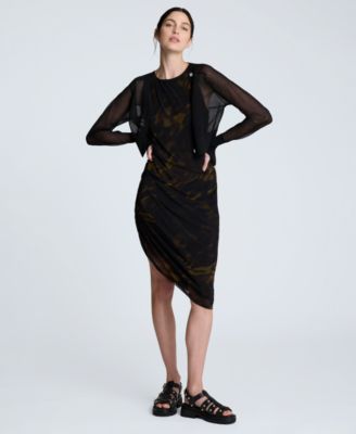 Women's Sandra Side-Ruched Asymmetric Tank Dress