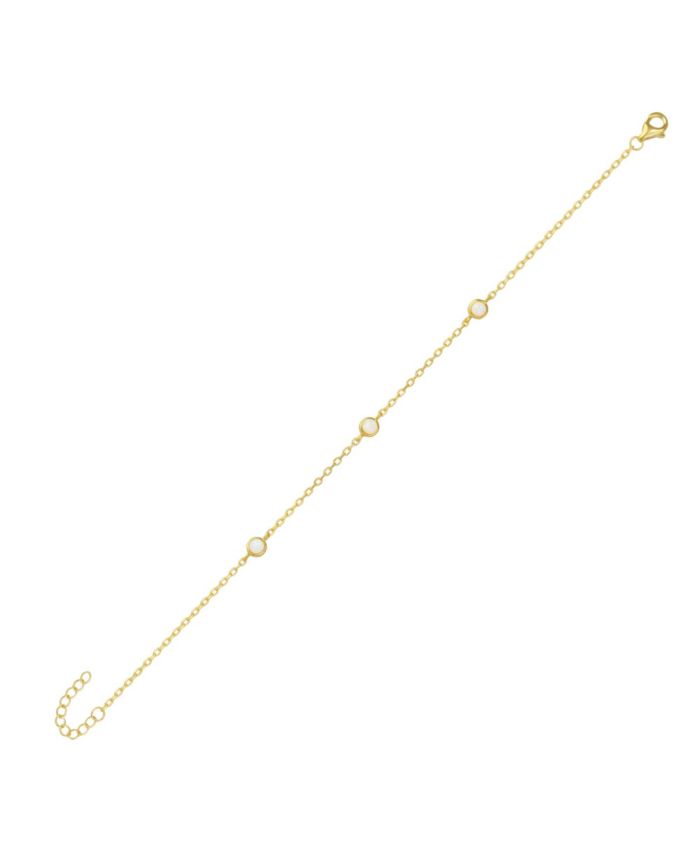 Spero London Opal Sterling Bracelet in