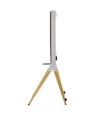 Falcon Universal TV Stand - Oak & Silver Grey