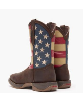 Men's Rebel by Patriotic Pull-On Western Flag Boot