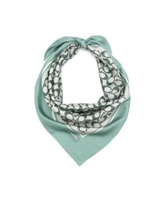 Women's Vintage Signature Print Silk Square Scarf