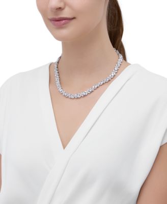 Cubic Zirconia Necklace (48-1/10 ct. t.w.) in Sterling Silver, 18"