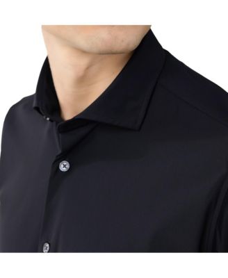 LUCHIANO VISCONTI Men's Navy Solid shirt