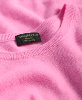 Plus Size 100% Cashmere Crewneck Sweater, Macy's Exclusive