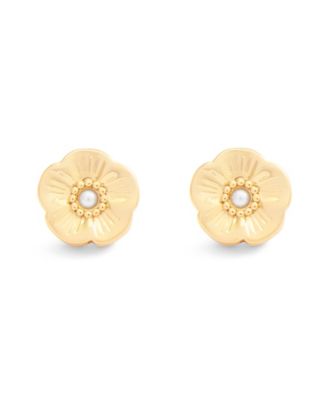 Тренер искусственно культивируемый жемчуг фирменный чай наследия Роуз серьги