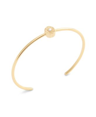 Тонкий браслет-манжета в виде бабочки из искусственного культивированного жемчуга COACH