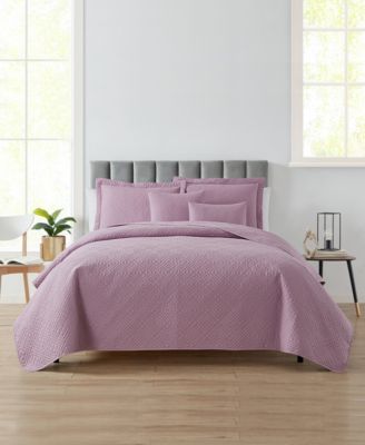 Diamond Embossed 4-Pc. Quilt Set, Twin/Twin XL