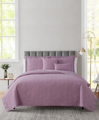 Ellipse Embossed 5-Pc. Quilt Set, King/California King