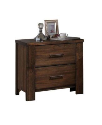 Modern Two-Drawer Nightstand with Sleek Design – Perfect for Bedroom Storage