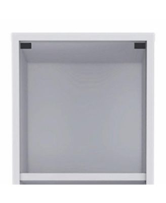 Bathroom Storage Cabinet with Glass Door and Sliding Drawers