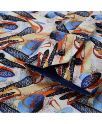 LUCHIANO VISCONTI Men's Multicolor shirt