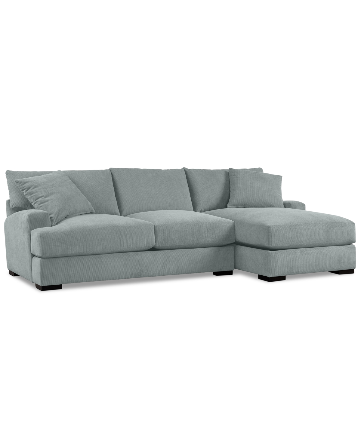 Macy's Rhyder 2-pc. Fabric Chaise Sectional, Exclusively At