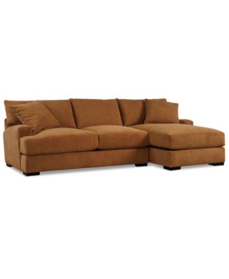 Rhyder 2-Pc. Fabric Chaise Sectional, Exclusively at Macy's