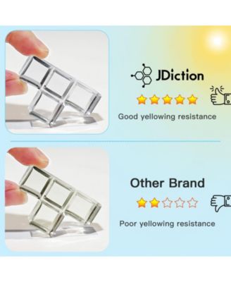 UV Resin 300g, Crystal Clear UV Resin Solar Cure Sunlight Activated Hard Resin Kit for Jewelry Making, Casting and Coating, DIY Crafts