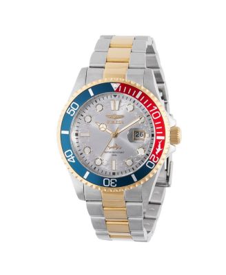 Мужские кварцевые часы Invicta 44710 Pro Diver с серебряным циферблатом и 3 стрелками