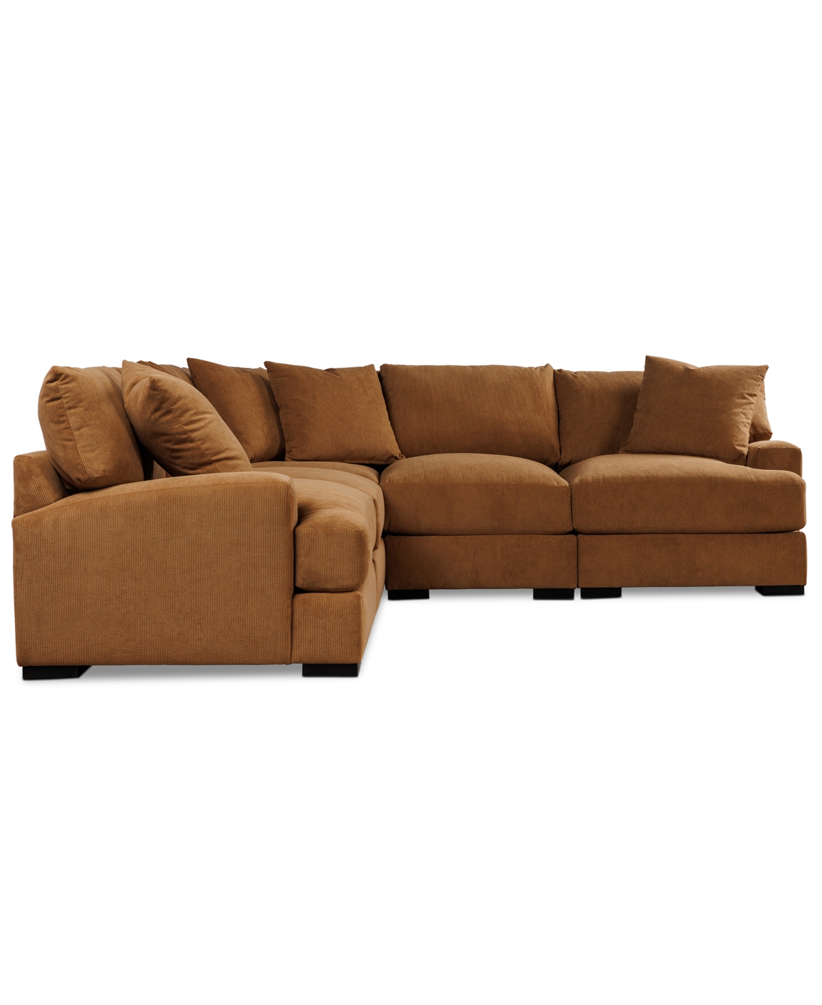 Macy's Rhyder 111" 5-pc. Fabric L Sectional, Exclusively At