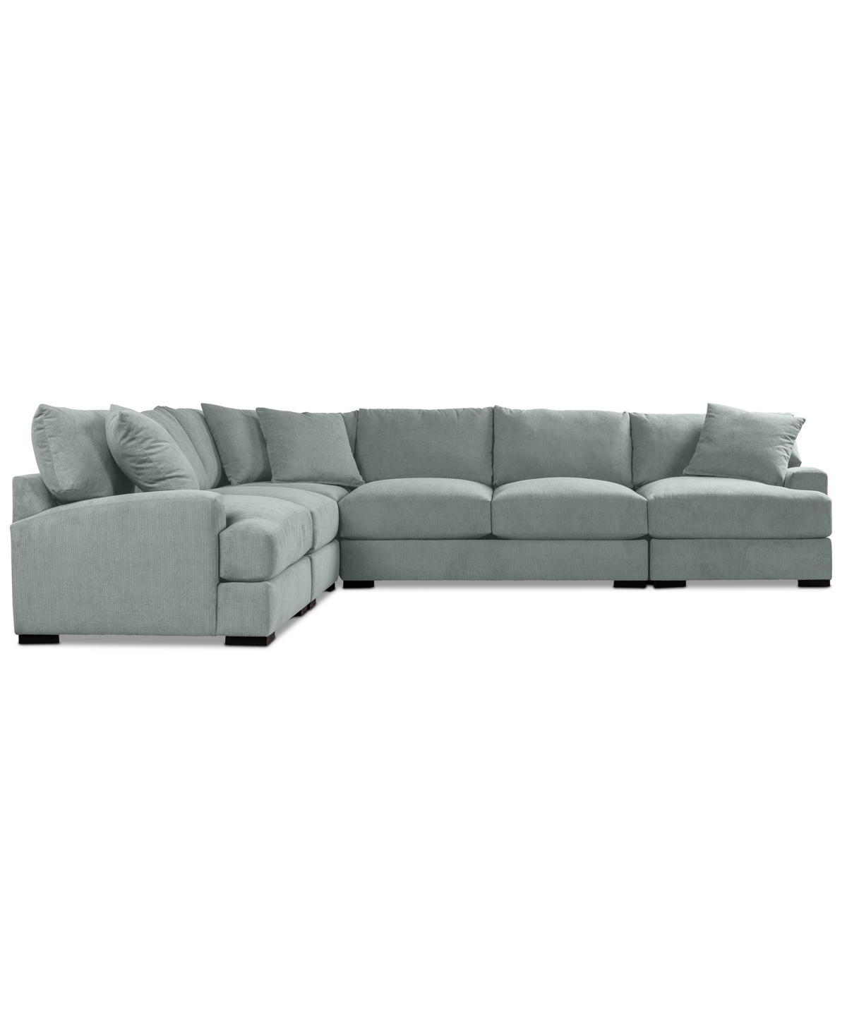 Macy's Rhyder 143" 5-pc. Fabric L Sectional, Exclusively At