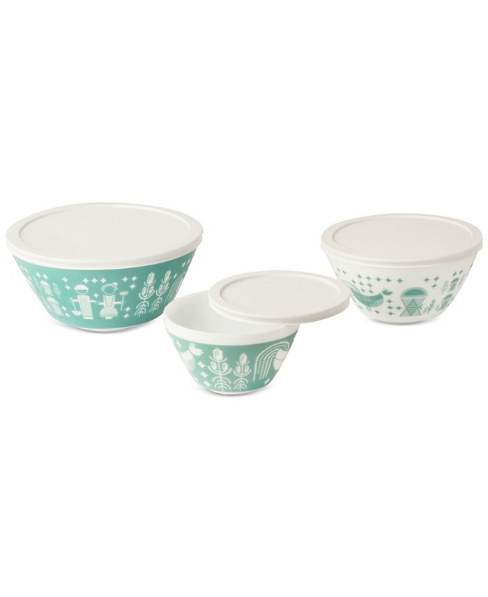 Corningware Vintage Charm inspired by Pyrex Rise N Shine 6Pc. Mixing