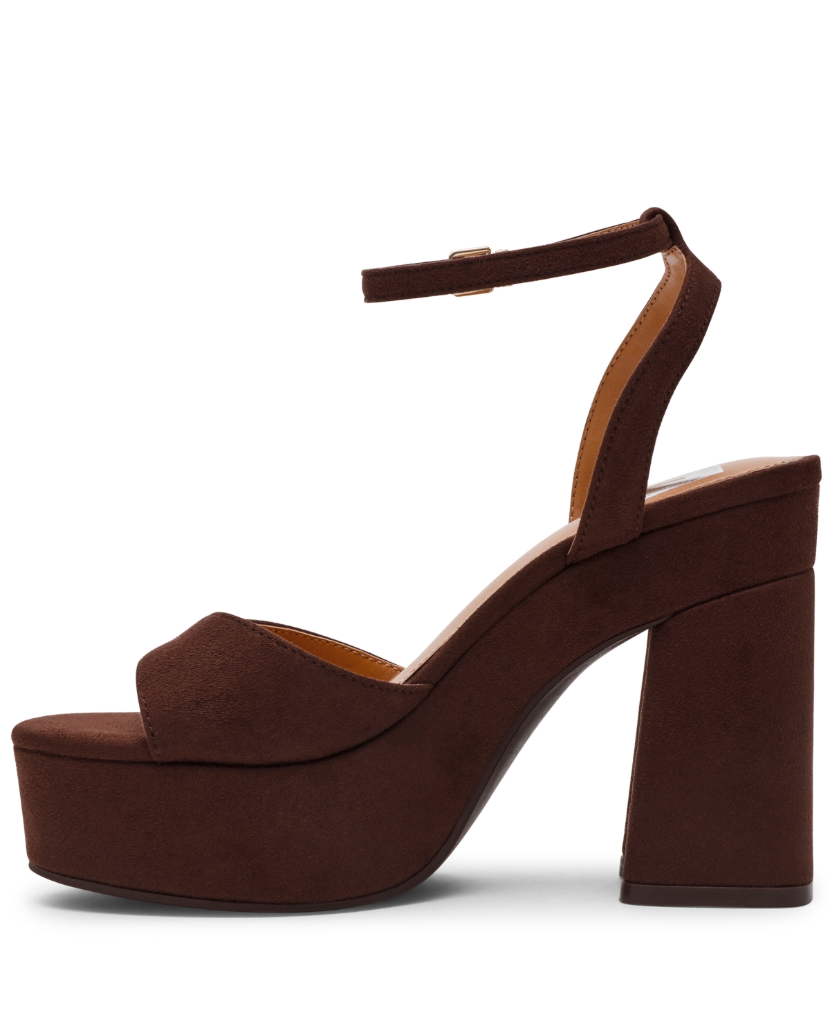 Dv Dolce Vita Women's Wizzard Two-piece Platform Block Heel Dress Sandals In Brown