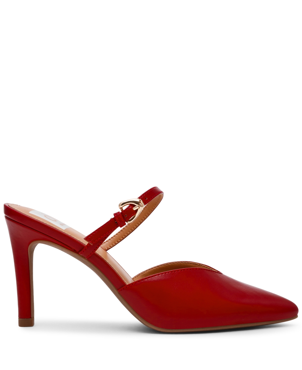 Dv Dolce Vita Women's Elleganza Buckle Strap Two Piece Pumps In Red