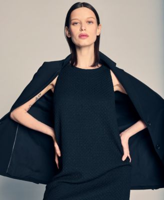 Women's Fringe-Hem Mini Sleeveless Shift Dress