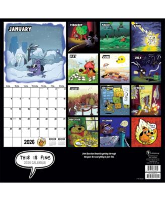 2026 THIS IS FINE Wall Calendar