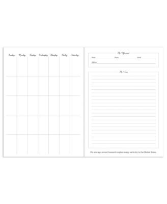 Woah! Undated 7.5"x10.25" Monthly Wedding Planner