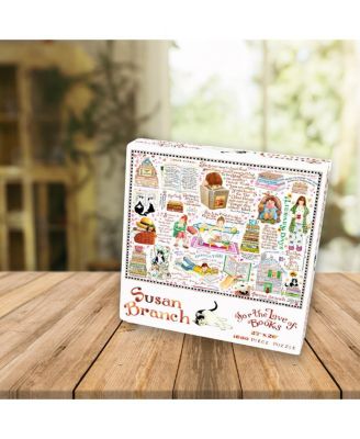 1000 Piece Books & Cats Susan Branch Jigsaw Puzzle