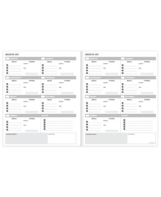 Food & Fitness Wellness Planner