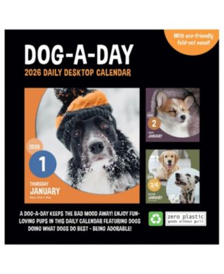 2026 Dog A Day Daily Desktop Calendar