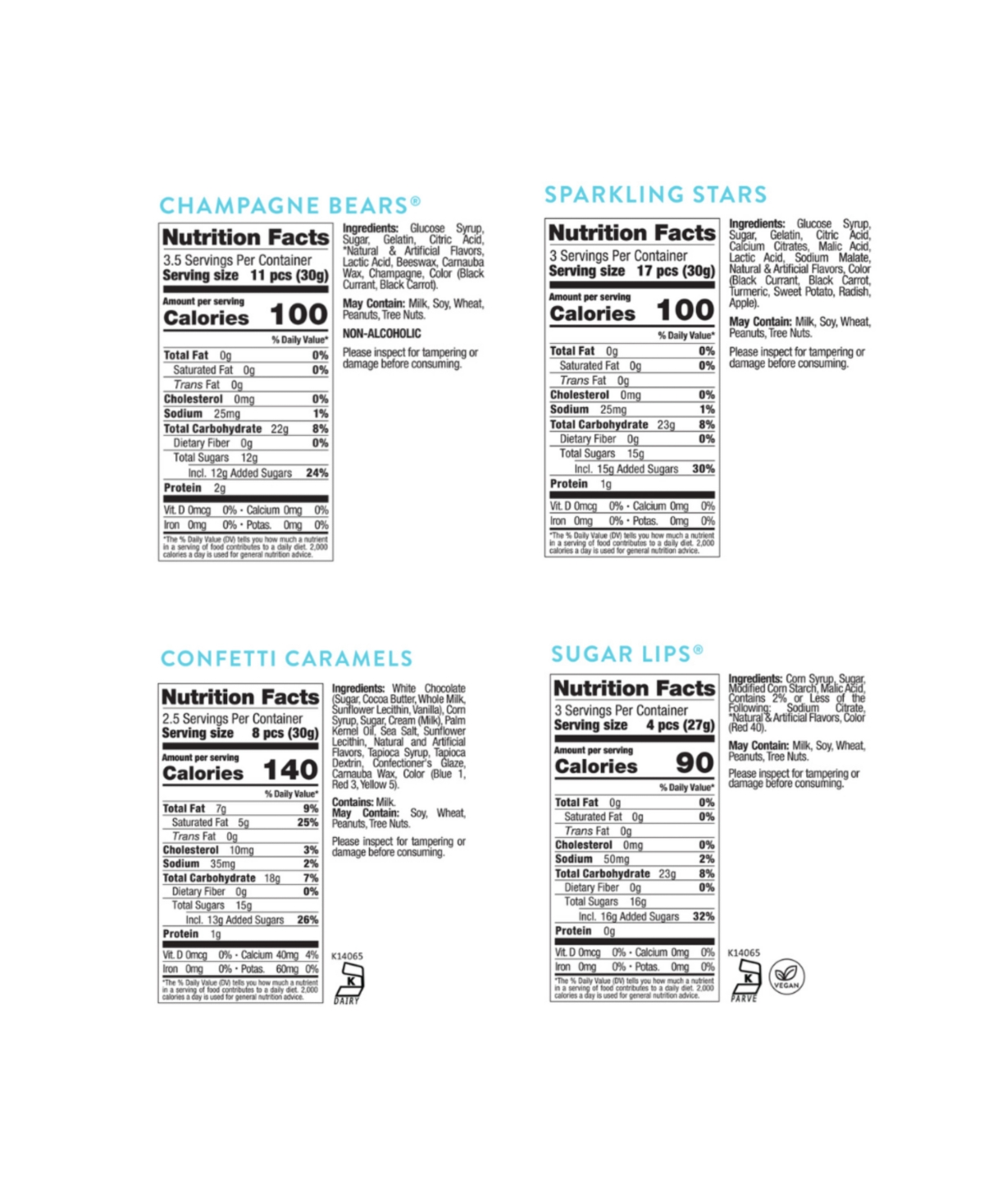 Sugarfina Grad Gift Box, 4 Pieces