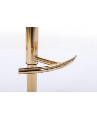 Streamdale Adjustable Swivel Bar Stools with Chrome Base (Set of 2)