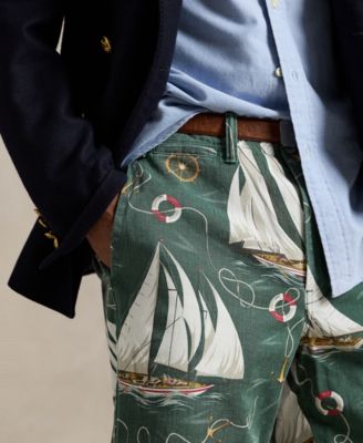 Men's 8" Classic-Fit Sailboat Chino Shorts