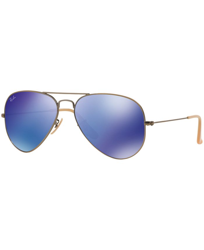 Ray-Ban ORIGINAL AVIATOR MIRRORED Sunglasses, RB3025 55 & Reviews ...