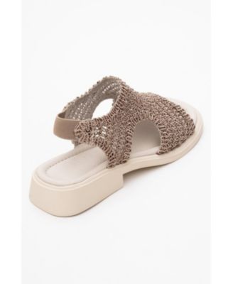 Weave Leather Woven Sandal (Women)