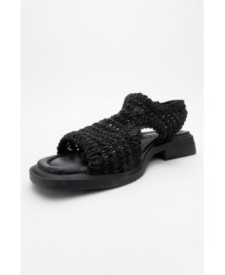 Weave Leather Woven Sandal (Women)