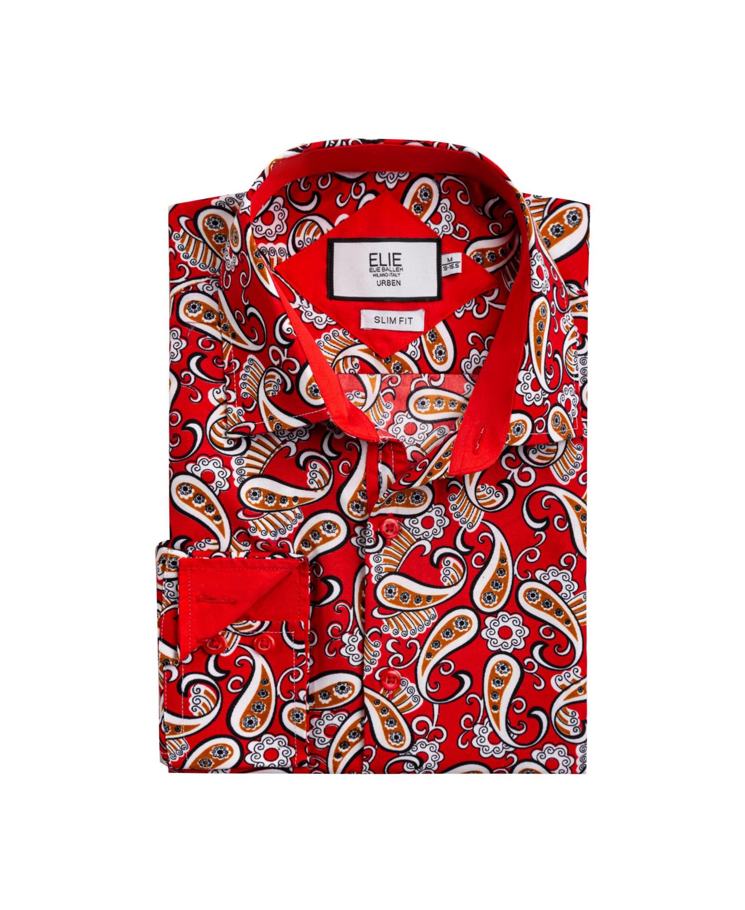 Big Boys Paisley Sport Slim Fit Shirt