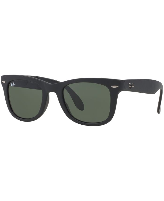 Ray-Ban Sunglasses, RB4105 54 FOLDING WAYFARER - Macy's