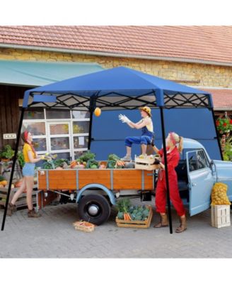 7 x 7 Feet Pop-up Canopy Tent with Carry Bag and 4 Stakes