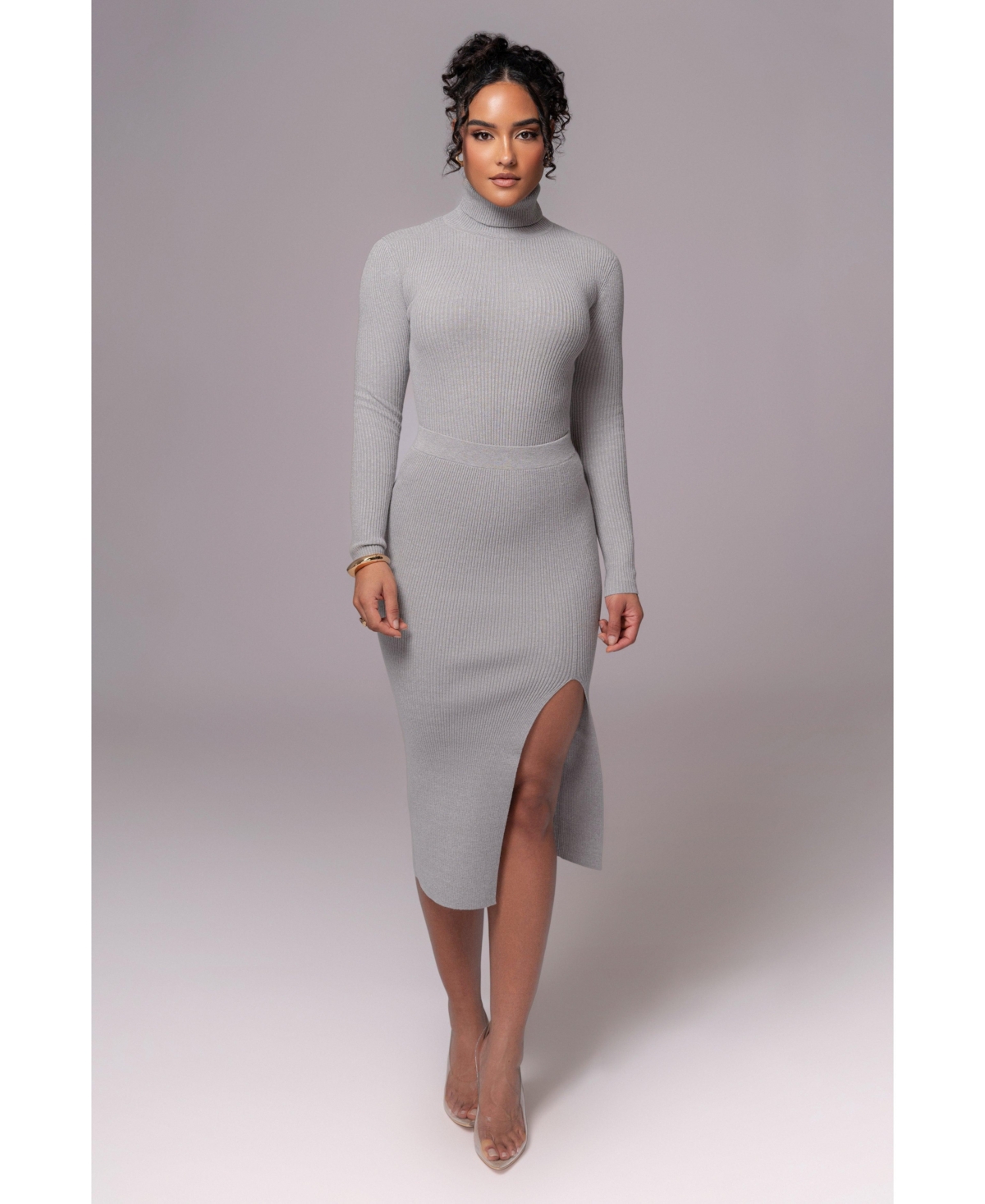 Women's Grey Cardinal Essential Knit Skirt - Heather