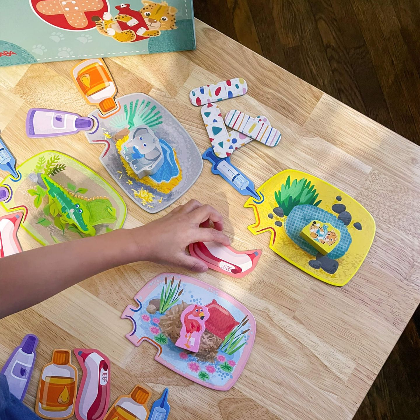 Детские настольные игры Haba My Very First Games - At the Vet Board Game, Ages 2+, цвет: Mutli — фото 3