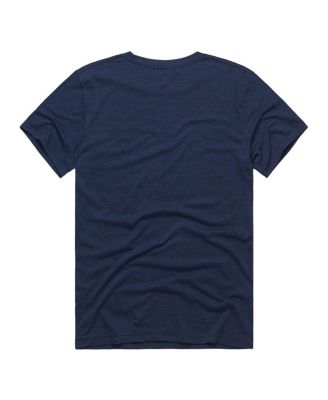 Мужская трехслойная футболка Homage от New York Yankees Hyper Local темно-синего цвета