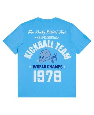 Men's Blue Looney Tunes Kickball Team T-Shirt