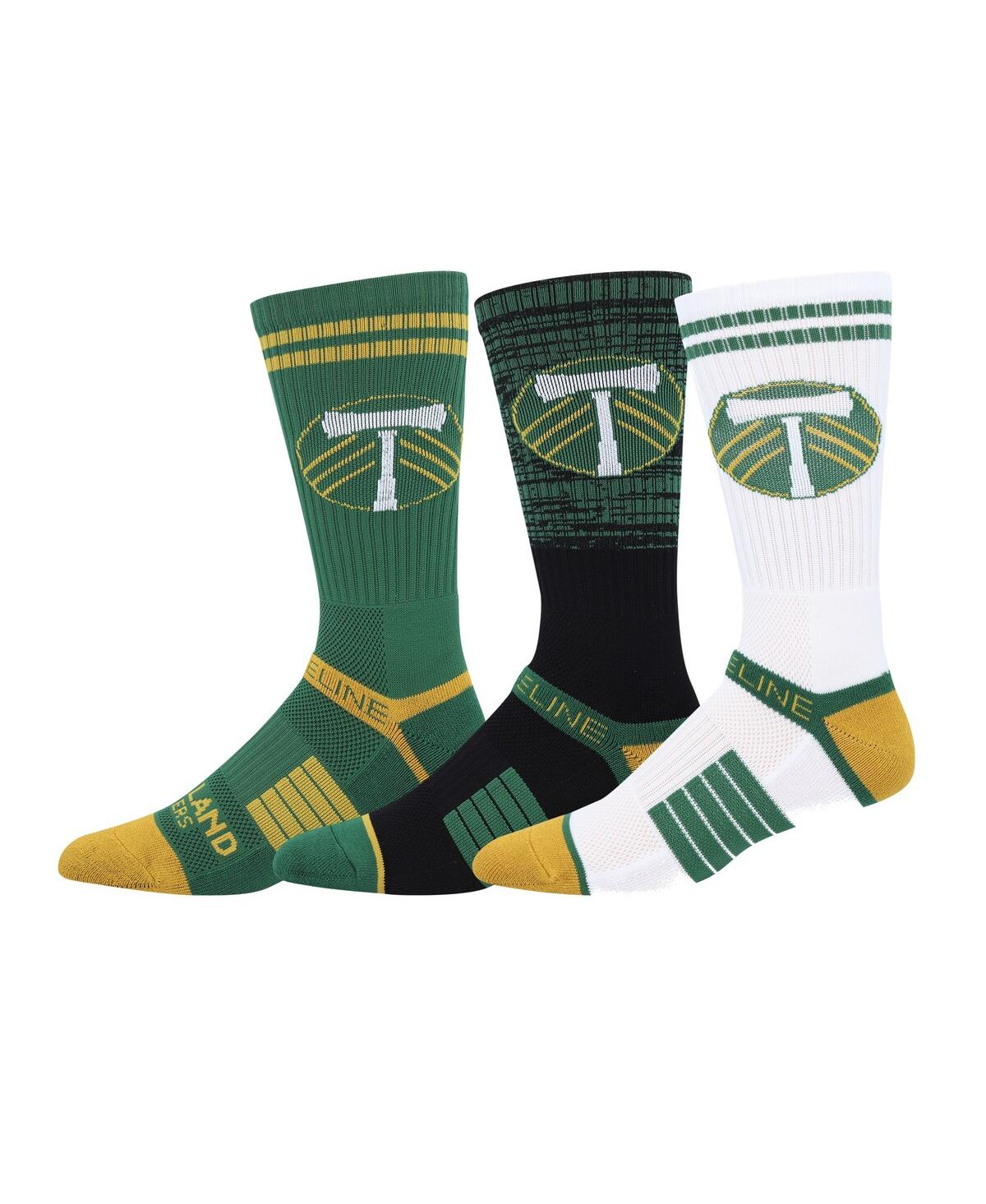 Men's Portland Timbers Premium 3-Pack Knit Crew Socks Set