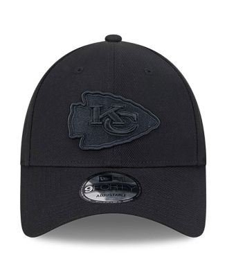 Мужская черная шляпа с регулируемой застежкой-молнией Kansas City Chiefs Momentum 940 размера New Era