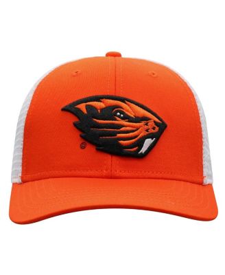 Мужская оранжево-белая кепка дальнобойщика Top of the World от Oregon State Beavers Victory с регулируемой базовой линией