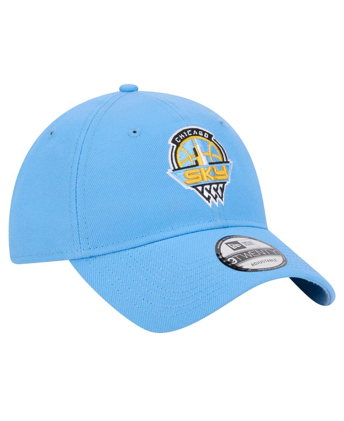 New Era Men's And Women's Sky Blue Chicago Sky Core Logo 9twenty Adjustable Hat