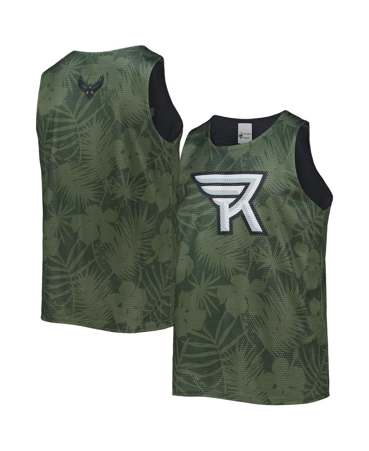 Men's Green/Black Rochester Knighthawks Reversible Mesh Tank Top - Green, Black