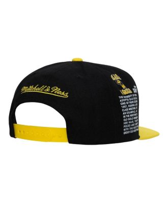 Мужская бейсболка Mitchell & Ness Carolina Blue/Gold Iowa Hawkeyes Team Origins Snapback